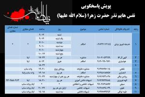 پویش اساتید در ایام فاطمیه